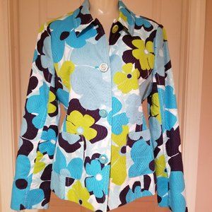 Lily Pulitzer Spring floral jacket/blazer Size S